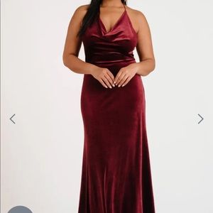 Jenny Yoo Sullivan Dark Berry Bridesmaids Dress Size 8